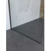 Душевая перегородка BelBagno UNO-L-1-TB/-C-GM прозр/оруж.сталь, Цвет стекла: прозрачное, Цвет профиля: Серый, Цвет профиля (вариация): Оружейная сталь, Выбрать размер: 100, изображение 5