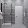 Душевое ограждение  Triton "ЙОТА-БЛЭК" (низкий поддон) 90х90 квадрат, изображение 3