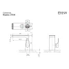 Смеситель для раковины Black&White U7330GM, изображение 3