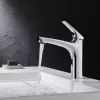 Смеситель для раковины Black&White UK7901C, Выбрать цвет: Хром, изображение 4