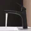 Смеситель для раковины Black&White UK7901B, Выбрать цвет: Черный, изображение 4