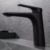 Смеситель для раковины Black&White UK8701MG, Выбрать цвет: Черный, изображение 4