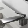 Смеситель для раковины Black&White GF-7104-GM, Выбрать цвет: Оружейная сталь, изображение 11