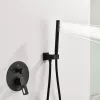 Встроенная душевая система Black & White GL-9105-MB, Выбрать цвет: Черный, изображение 7