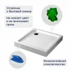 Душевой поддон квадратный RGW SMC-C-088 Белый, Тип поддона: Средний, Выбрать размер: 80х80, изображение 4