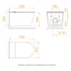 Унитаз умный подвесной с инсталляцией RGW SW-71, изображение 16