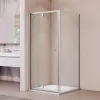 Душевой уголок RGW PA-32 (PA-02 + Z-050-1), Цвет стекла: прозрачное, Цвет профиля (вариация): Хром, Выбрать размер: 900x900