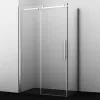 Душевой уголок WasserKRAFT Alme 15R прозрачное стекло/хром, Цвет стекла: прозрачное, Цвет профиля: Хром, Выбрать размер: 80х140, изображение 2