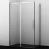 Душевой уголок WasserKraft  Dinkel 58R06, Цвет стекла: прозрачное, Цвет профиля: Хром, Выбрать размер: 80х120, изображение 2