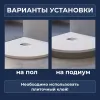 Душевой поддон полукруглый керамический RGW CR/R, Выбрать размер: 800x800, изображение 5