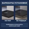 Душевой поддон квадратный керамический RGW CR B Черный  90х90, Выбрать цвет: Чёрный, Выбрать размер: 900x900, изображение 7