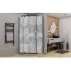 Душевой уголок AvaCan PB 90/100 MT, Цвет стекла: матовое с рисунком, Цвет профиля: Черный, Выбрать размер: 90х90, изображение 10