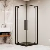 Душевой уголок RGW SV-33B прозрачное/черный, Цвет стекла: прозрачное, Цвет профиля: Черный, Выбрать размер: 80х80, изображение 4