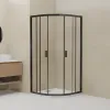 Душевой уголок RGW CL-54B, Цвет стекла: прозрачное, Цвет профиля (вариация): Черный, Выбрать размер: 900x900, изображение 2