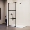 Перегородка для душа RGW WA-111B, Цвет стекла: прозрачное, Цвет профиля (вариация): Черный, Выбрать размер: 80, изображение 8