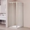 Душевой уголок RGW PA-38 прозрачное/хром, Цвет стекла: прозрачное, Цвет профиля: Хром, Выбрать размер: 900x900, изображение 2