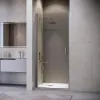 Душевая дверь RGW LE-003Gr, Цвет стекла: прозрачное, Цвет профиля (вариация): Серый, Выбрать размер: 70, изображение 2
