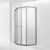 Душевой уголок RGW SV-82Gr "L/R" прозрачное/серый, Цвет стекла: прозрачное, Цвет профиля: Серый, Выбрать размер: 900x900, Ориентация: левый сдвиг, изображение 10