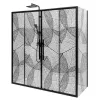 Душевой уголок AvaCan FB2  с рисунком/черный, Цвет стекла: с рисунком, Цвет профиля: Черный, Выбрать размер: 170-190х90, изображение 40