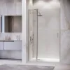 Душевая дверь RGW LE-004, Цвет стекла: прозрачное, Цвет профиля (вариация): Хром, Выбрать размер: 100, изображение 6