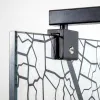 Душевая перегородка AvaCan MB100/110/120, Цвет стекла: с рисунком, Цвет профиля: Черный, Выбрать размер: 120, изображение 85