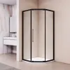 Душевой уголок RGW PA-86B, Цвет стекла: прозрачное, Цвет профиля (вариация): Черный, Выбрать размер: 900x900, изображение 8