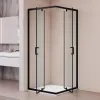 Душевой уголок RGW PA-038B, Цвет стекла: прозрачное, Цвет профиля (вариация): Черный, Выбрать размер: 90*90, изображение 17
