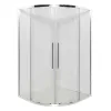 Душевой уголок AvaCan HC 80/90/100/120, Цвет стекла: прозрачное, Цвет профиля: Хром, Выбрать размер: 120х120, изображение 14