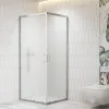 Душевой уголок RGW CL-36 рифленое/хром, Цвет стекла: рифленое, Цвет профиля: Хром, Выбрать размер: 800x800, изображение 3