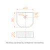 Раковина накладная RGW GS-40, изображение 31