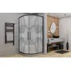 Душевой уголок AvaCan HB 80/90/100/120 MT, Цвет стекла: матовое с рисунком, Цвет профиля: Черный, Выбрать размер: 80х80, изображение 24