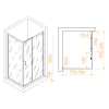 Душевой уголок RGW PA-245, Цвет стекла: прозрачное, Цвет профиля (вариация): Хром, Выбрать размер: 800*1000, изображение 56