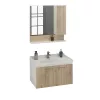 Тумба-умывальник Comforty Рига, Выбрать размер: 80, Выбрать цвет: Дуб Сонома, Комплектация: раковина Comforty 9335-80, изображение 2