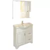 COMFORTY. Тумба-умывальник "Севилья-85/100" слоновая кость, Выбрать размер: 85, Комплектация: раковина Сенеж 87, изображение 3