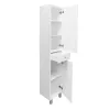 COMFORTY. Шкаф-колонна "Сочи-35" белый глянец, изображение 2