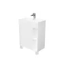 Тумба напольная с раковиной 1Marka Lido 60, Выбрать цвет: Белый