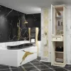 Мебель для ванной: Пенал напольный OPADIRIS Корсо Оро №11 левый 1 в магазине Акватория
