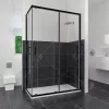 Душевой уголок RGW CL-44B, Цвет стекла: прозрачное, Цвет профиля (вариация): Черный, Выбрать размер: 900x1200, изображение 2