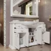 Мебель для ванной: Тумба с раковиной  OPADIRIS Риспекто-120 белый 1 в магазине Акватория