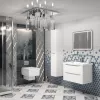 Мебель для ванной: Тумба с раковиной OPADIRIS Элеганс 80см белый 1 в магазине Акватория