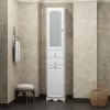 Мебель для ванной: Пенал OPADIRIS Риспекто-40 ЛЕВЫЙ С БЕЛЬЕВОЙ КОРЗИНОЙ, белый матовый 1 в магазине Акватория