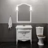 Мебель для ванной: Тумба с раковиной OPADIRIS Лоренцо-60 белый 1 в магазине Акватория