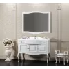 Мебель для ванной: Тумба напольная с раковиной   OPADIRIS Лаура 100 Белый матовый/swarovski хром 1 в магазине Акватория