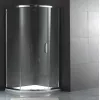 Душевой уголок Gemy Victoria четверть круга прозрачное стекло  90х90, изображение 2