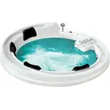 Акриловая гидромассажная ванна Gemy G9090  190*190