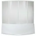 Шторка для ванны BAS Ирис / Империал 150х145  для угловых ванн