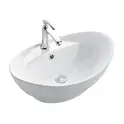 Раковина накладная овальная CeramaLux серия N 9018