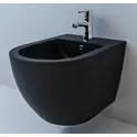 Биде подвесное ESBANO GARCIA черный матовый, 55x37x33 см