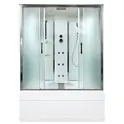 DTO Душевая кабина EM4517 / EM4515 высокий/матовое/хром