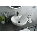 Накладная белая раковина для ванной Gid N9001